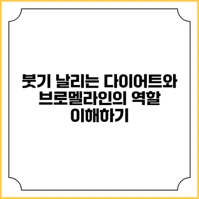 붓기 날리는 다이어트와 브로멜라인의 역할 이해하기