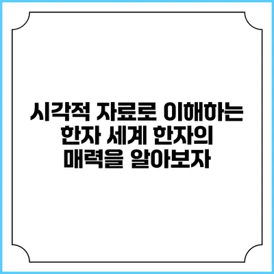 시각적 자료로 이해하는 한자 세계: 한자의 매력을 알아보자